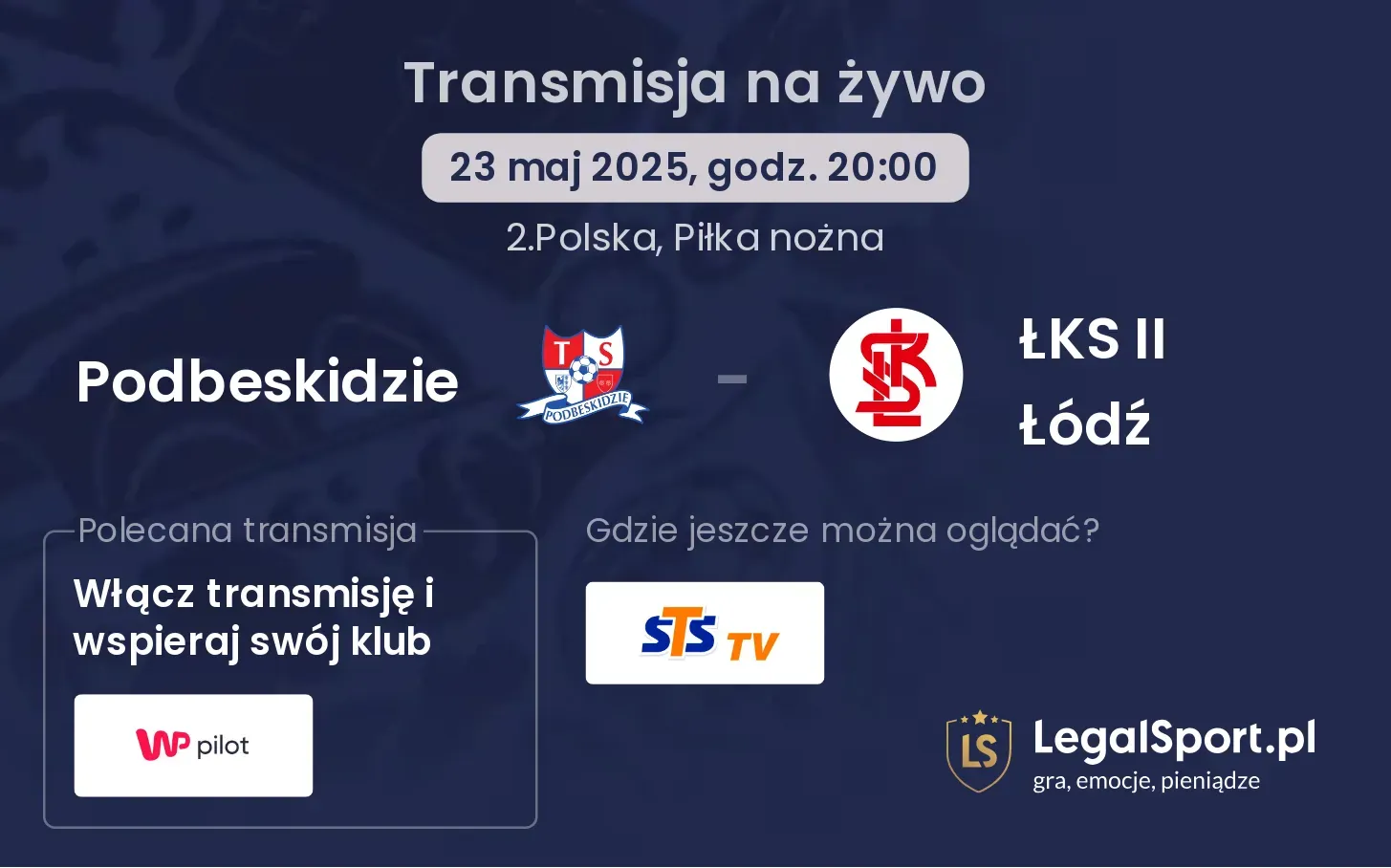 ŁKS II Łódź - Podbeskidzie gdzie oglądać? 28.10, godz. 16:00