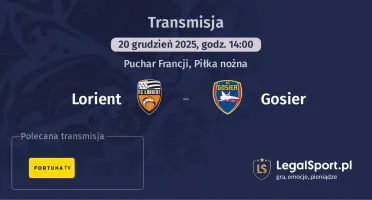 Lorient - Gosier gdzie oglądać? (20.12)