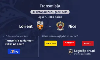 Lorient - Nice gdzie oglądać? (30.11)
