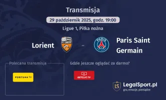 Lorient - Paris Saint Germain gdzie oglądać?