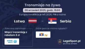 Łotwa - Serbia gdzie oglądać?