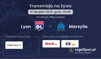 Lyon - Marsylia gdzie oglądać?