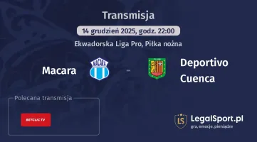 Macara - Deportivo Cuenca gdzie oglądać? (14.12)