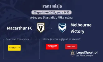 Macarthur FC - Melbourne Victory gdzie oglądać? (05.12)