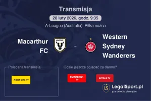Macarthur FC - Western Sydney Wanderers gdzie oglądać? (28.02)