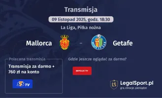 Mallorca - Getafe gdzie oglądać? (09.11)