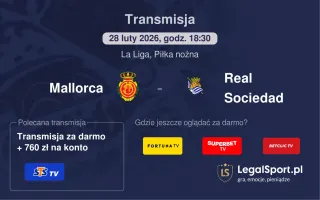 Mallorca - Real Sociedad gdzie oglądać? (28.02)