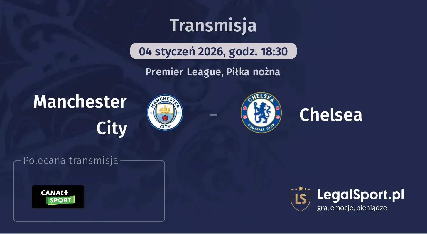 Manchester City - Chelsea Transmisje