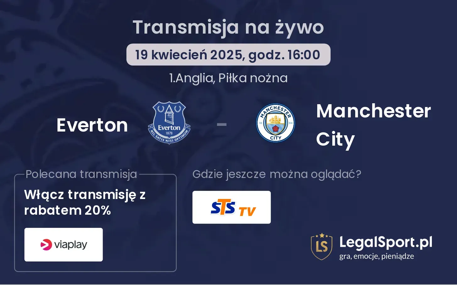 Everton - Manchester City gdzie oglądać?