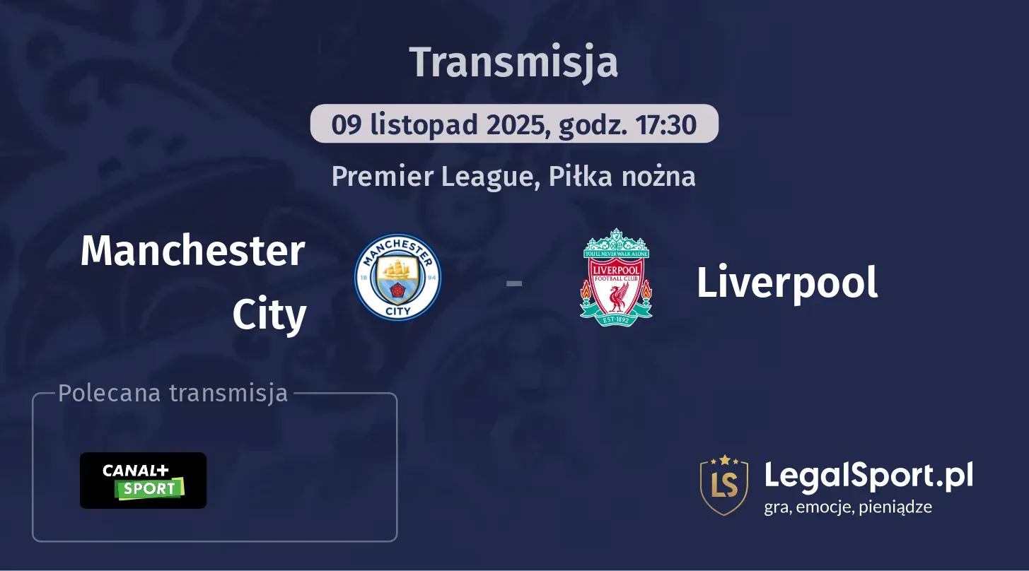 Manchester City - Liverpool Transmisje