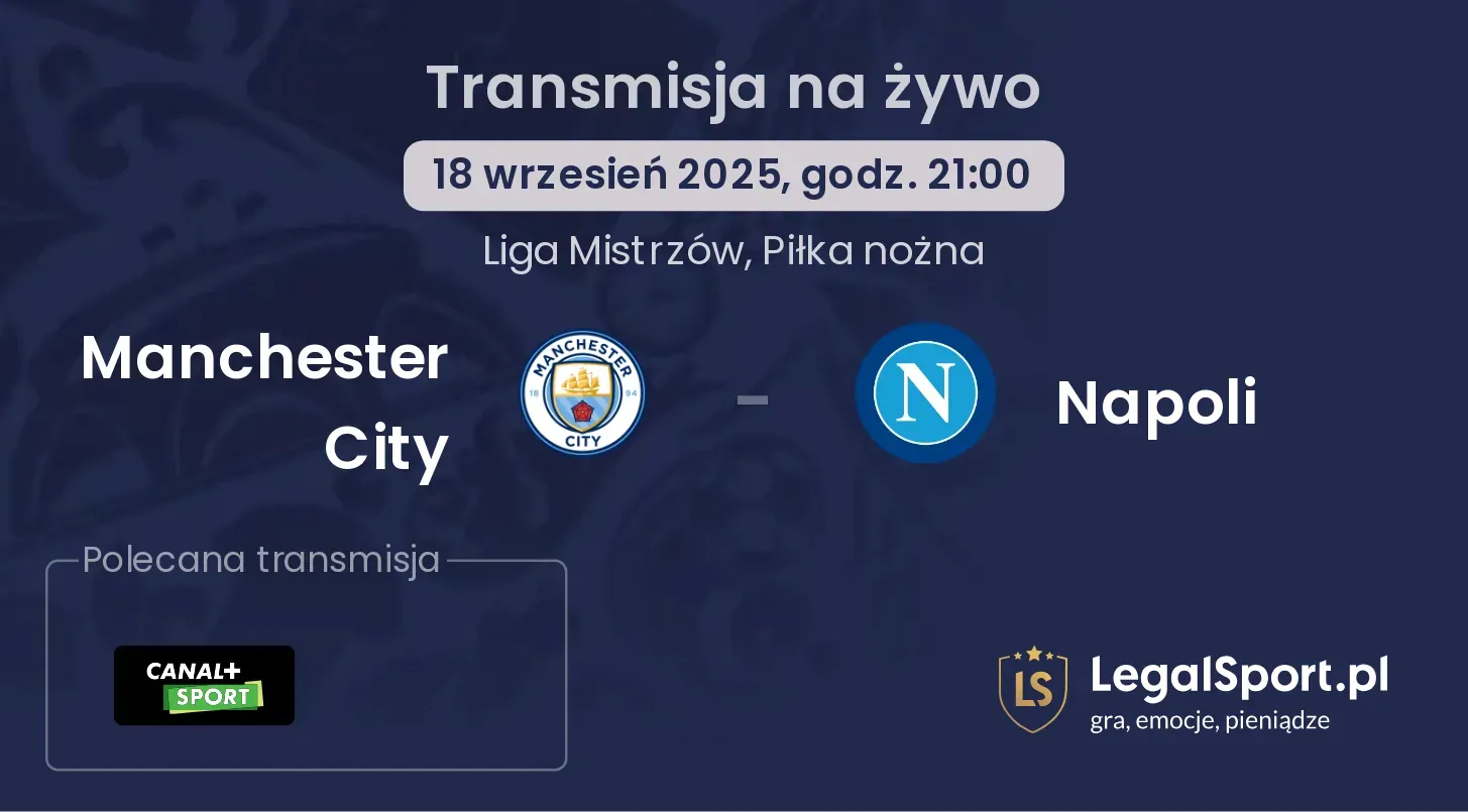 Manchester City - Napoli gdzie oglądać?