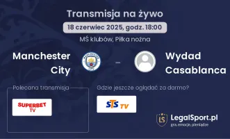 Manchester City - Wydad Casablanca gdzie oglądać?