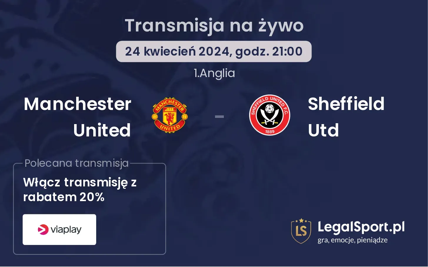 Manchester United - Sheffield Utd transmisja na żywo