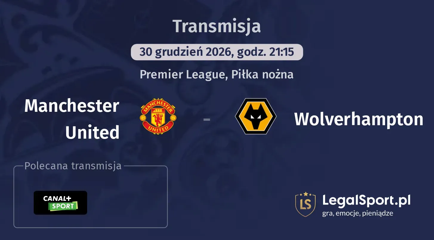 Manchester United - Wolverhampton Transmisje