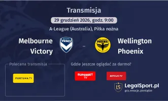 Melbourne Victory - Wellington Phoenix gdzie oglądać? (29.12)