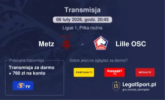 Metz - Lille OSC gdzie oglądać? (06.02)