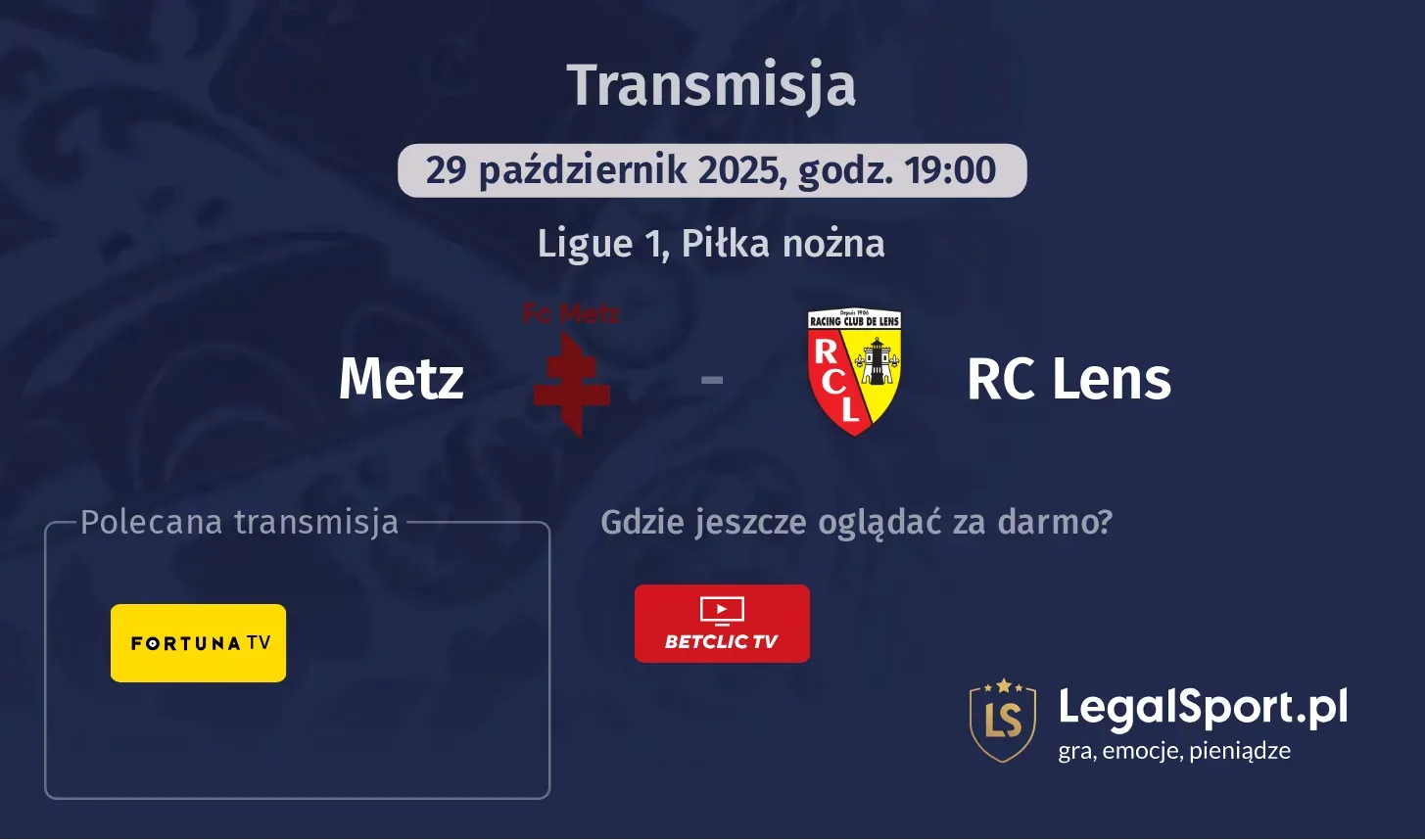 Metz - RC Lens Transmisje