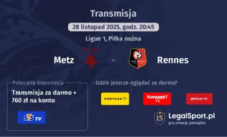 Metz - Rennes gdzie oglądać? (28.11)