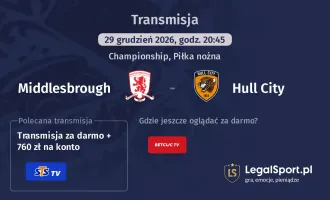 Middlesbrough - Hull City gdzie oglądać? (29.12)