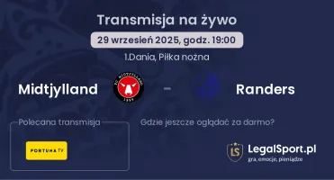 Midtjylland - Randers gdzie oglądać?