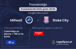 Millwall - Stoke City gdzie oglądać?