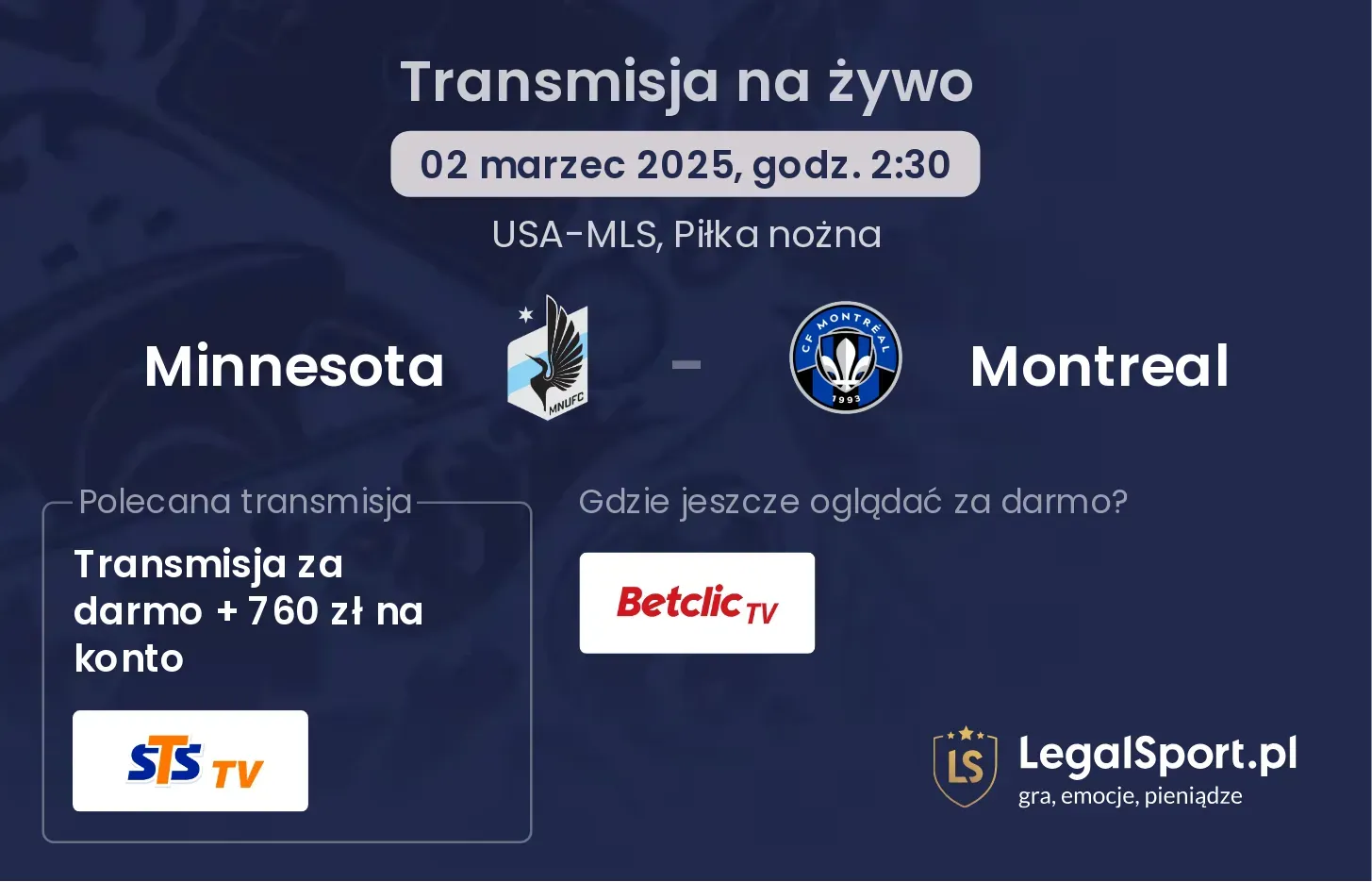 Minnesota - Montreal gdzie oglądać?
