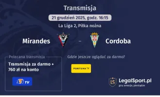 Mirandes - Cordoba gdzie oglądać? (21.12)