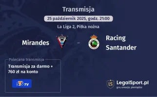Mirandes - Racing Santander gdzie oglądać?