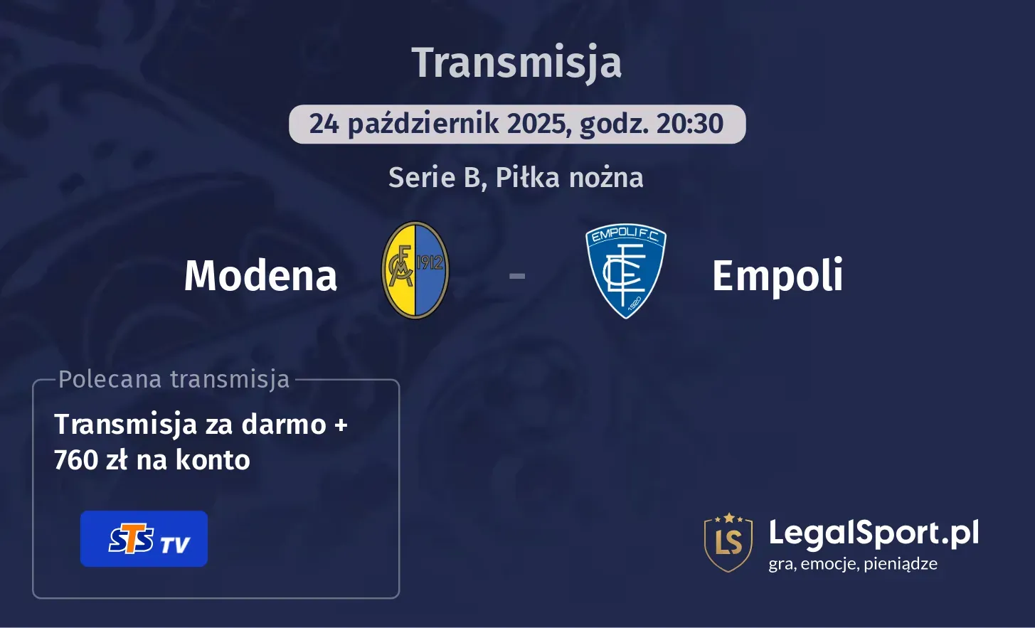 Modena - Empoli gdzie oglądać?