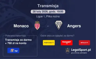 Monaco - Angers gdzie oglądać? (28.02)