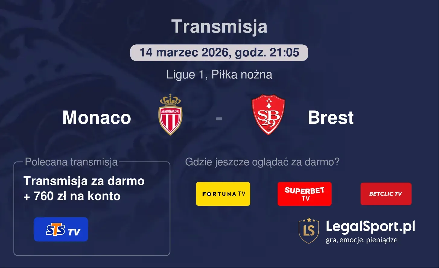 Monaco - Brest Transmisje