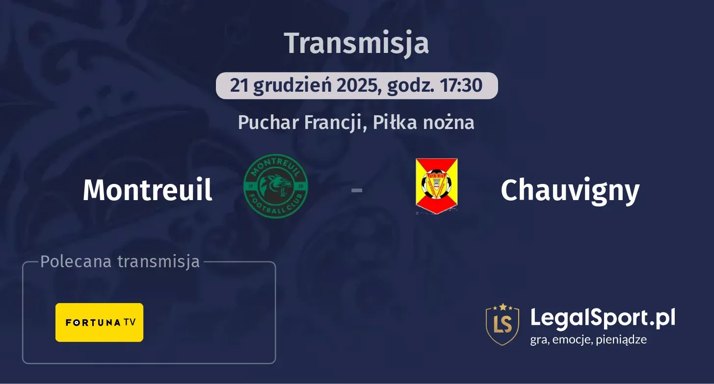 Montreuil - Chauvigny Transmisje