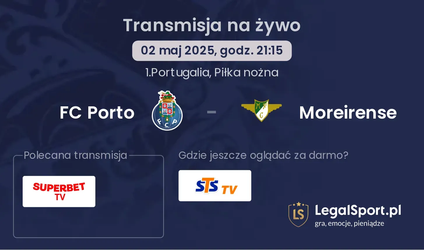 Moreirense - FC Porto gdzie oglądać?