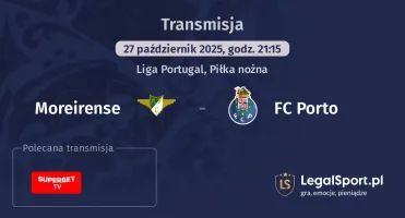 Moreirense - FC Porto gdzie oglądać?