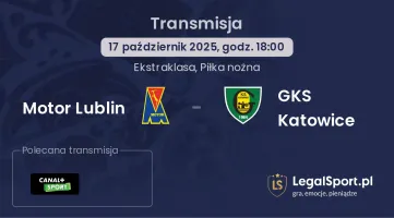 Motor Lublin - GKS Katowice gdzie oglądać?