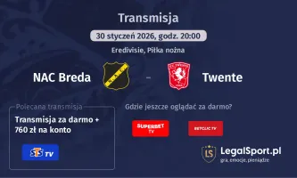 NAC Breda - Twente gdzie oglądać? (30.01)