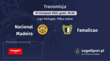 Nacional Madeira - Famalicao gdzie oglądać?