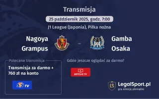 Nagoya Grampus - Gamba Osaka gdzie oglądać?