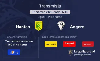 Nantes - Angers gdzie oglądać? (07.03)