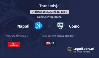 Napoli - Como gdzie oglądać? (01.11)