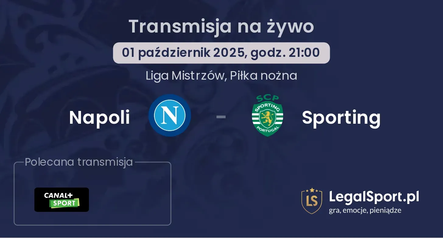 Napoli - Sporting transmisja na żywo