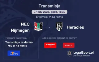 NEC Nijmegen - Heracles gdzie oglądać? (07.02)