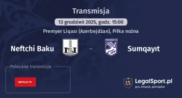 Neftchi Baku - Sumqayıt gdzie oglądać? (13.12)