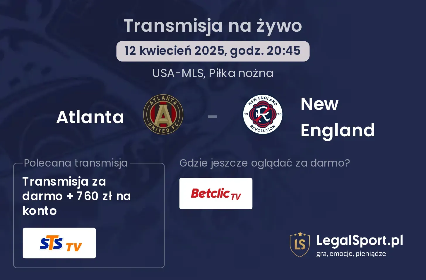 Atlanta - New England gdzie oglądać transmisję?