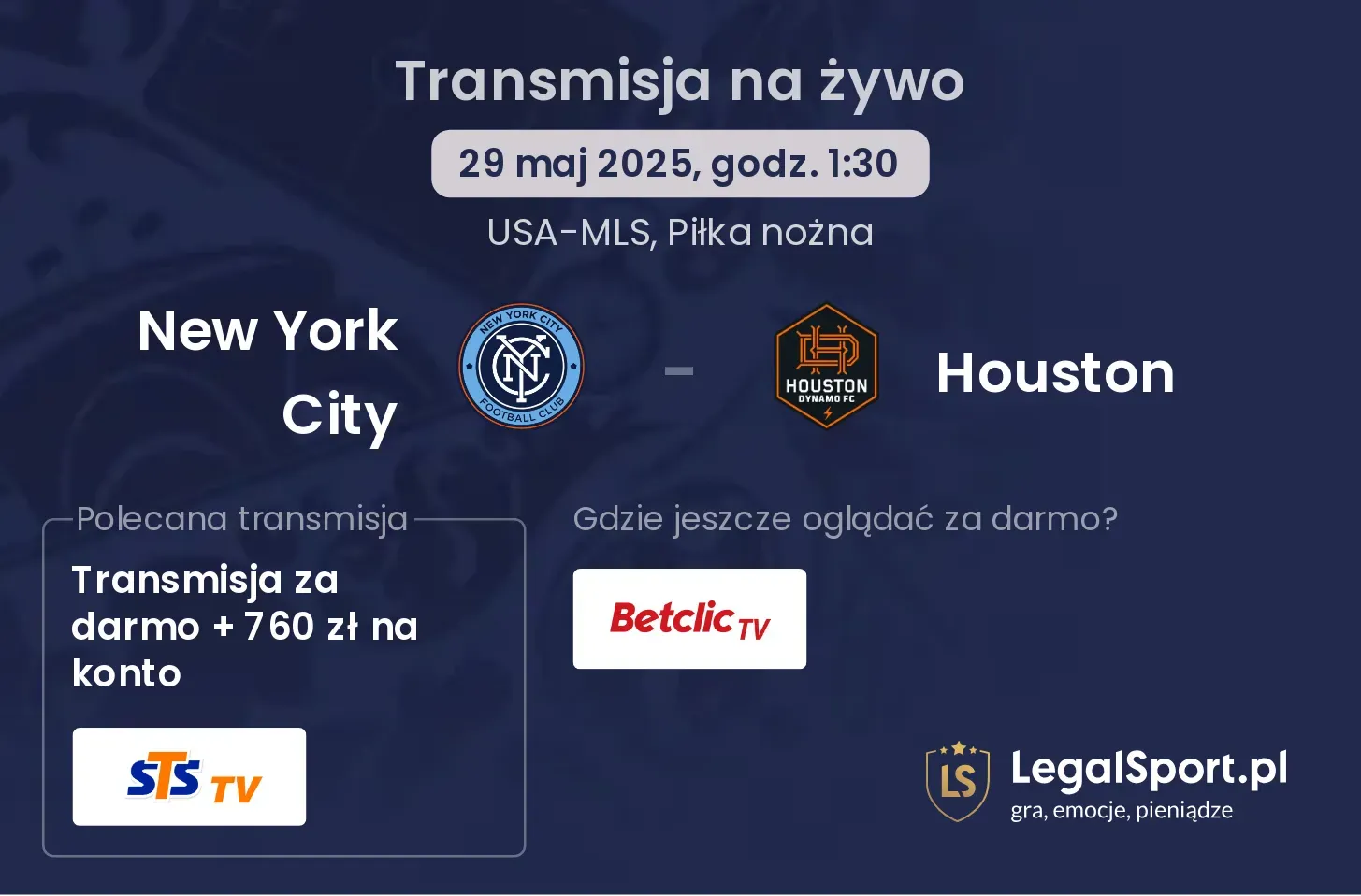 New York City - Houston gdzie oglądać?