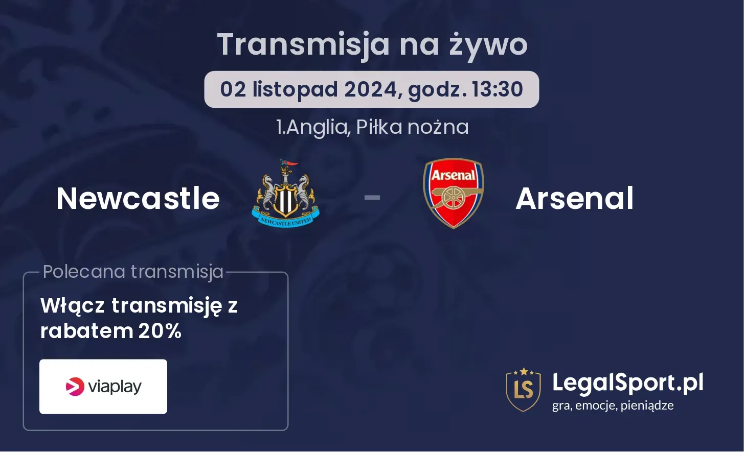 Newcastle - Arsenal gdzie oglądać? 02.11, godz. 13:30