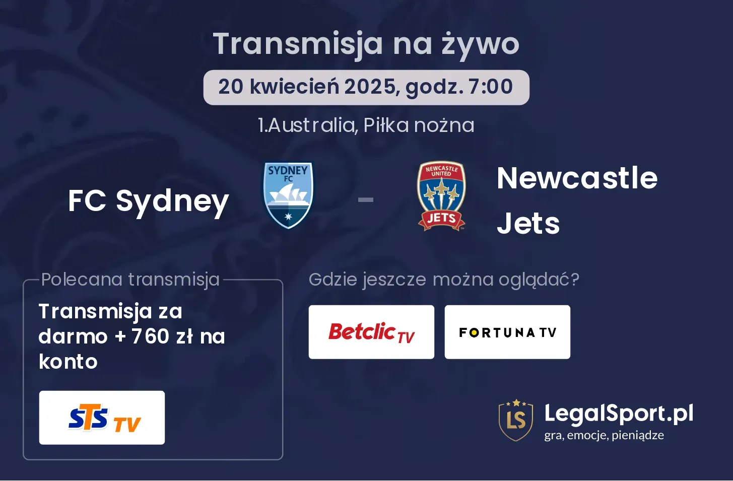 FC Sydney - Newcastle Jets gdzie oglądać?