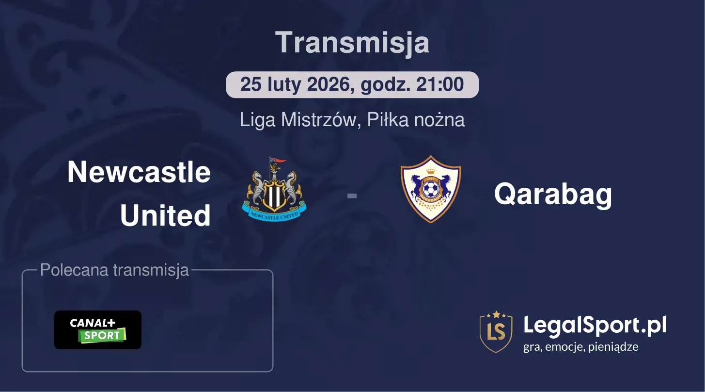 Newcastle United - Qarabag Transmisje