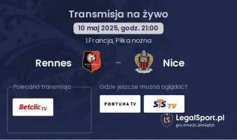 Rennes - Nice gdzie oglądać?