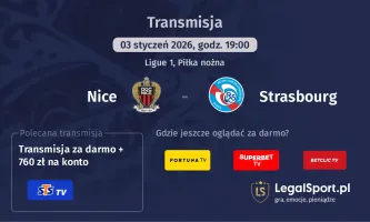 Nice - Strasbourg gdzie oglądać? (03.01)